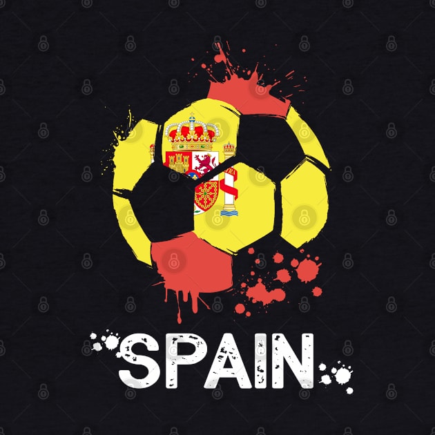 Spain World Cup 2022, Spain Soccer Spain Flag Team 2022 by Printofi.com